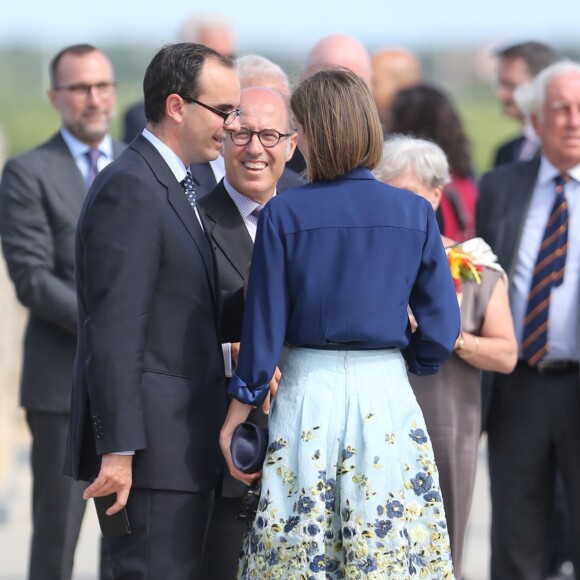 Le roi Felipe VI et la reine Letizia d'Espagne en visite à Saint Augustine en Florire, aux États-Unis le 18 septembre 2015.