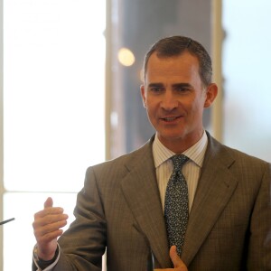 Le roi Felipe VI et la reine Letizia d'Espagne au Flagler College à Saint Augustine lors de leur voyage officiel aux États-Unis le 18 septembre 2015.