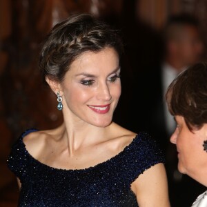Letizia d'Espagne au dîner inaugural du 20e Forum hispano-américain à Saint Augustine le 18 septembre 2015.