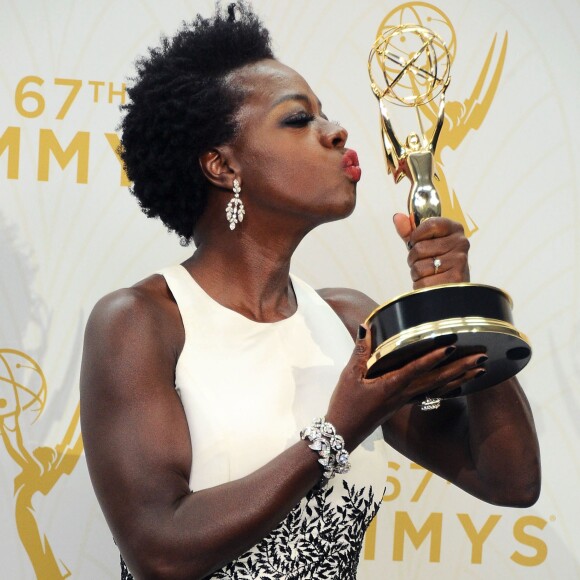 Viola Davis à la 67e cérémonie des Emmy Awards au Microsoft Theatre, à Los Angeles le 20 septembre 2015.