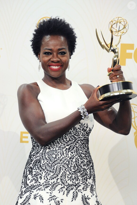 Viola Davis à la 67e cérémonie des Emmy Awards au Microsoft Theatre, à Los Angeles le 20 septembre 2015.