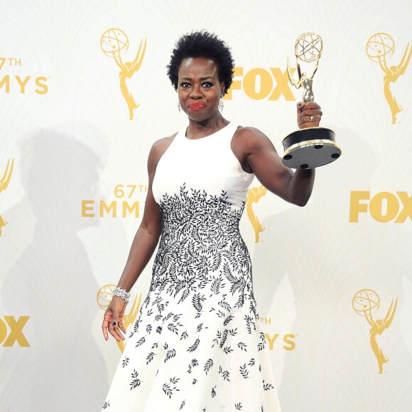 Viola Davis à la 67e cérémonie des Emmy Awards au Microsoft Theatre, à Los Angeles le 20 septembre 2015.