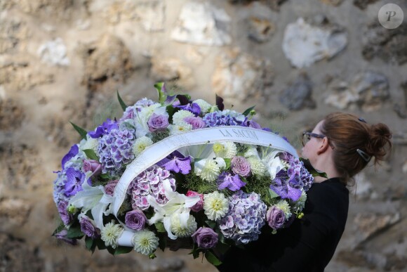 Obsèques de Guy Béart dans le carré juif du cime­tière de Garches. Le 21 septembre 2015