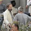 Exclusif - Tournage à Aix-en-Provence le 10 septembre du film "Cézanne et moi" de Danièle Thompson, avec Guillaume Canet dans le rôle de l'écrivain Emile Zola et Guillaume Gallienne dans celui du peintre aixois Paul Cézanne.