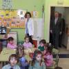 La reine Letizia d'Espagne inaugurait l'année scolaire 2015-2016 à Palencia, en visite à l'école Marques de Santillana, le 21 septembre 2015.