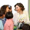 Letizia d'Espagne inaugurait l'année scolaire 2015-2016 à Palencia, en visite à l'école primaire Marques de Santillana, le 21 septembre 2015.