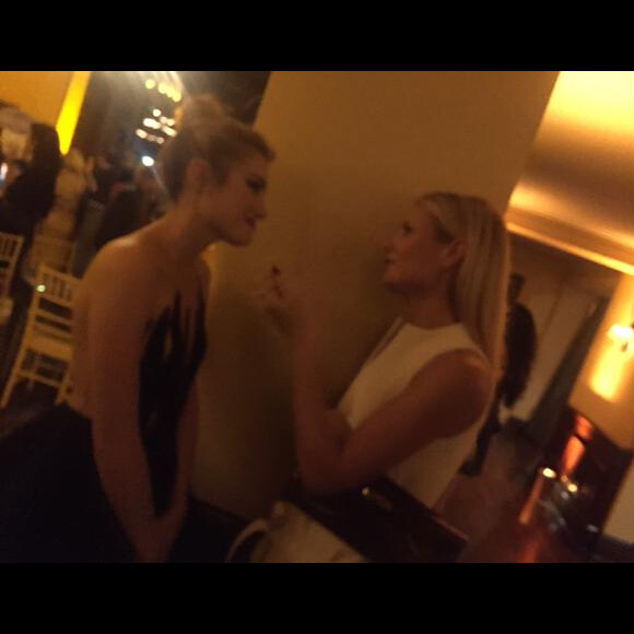 Gwyneth Paltrow et Skyler Samuels à la première de Scream Queens le 21 septembre 2015. Photo postée sur le compte Twitter de Brad Falchuk !