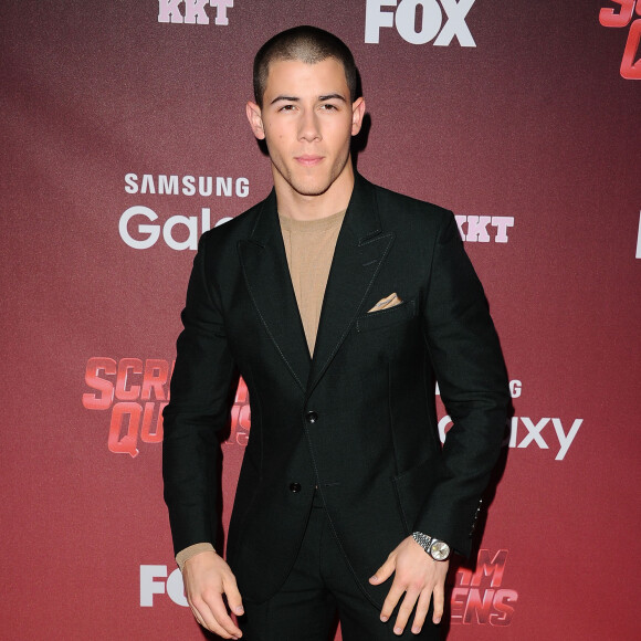 Nick Jonas à la première de Scream Queens à Los Angeles, le 21 septembre 2015