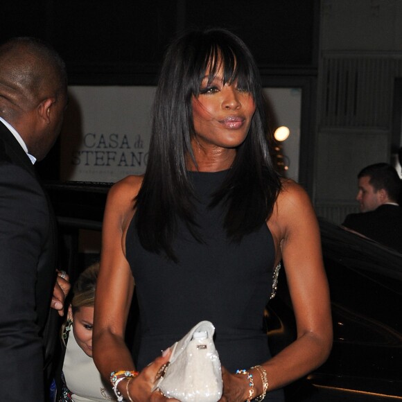 Naomi Campbell lors du dîner organisé par Victoria Beckham au sein de sa boutique sur Dover Street dans le quartier de Mayfair à Londres le 22 septembre 2015