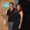 Cindy Crawford et son mari Rande Gerber - Soirée de lancement de la marque de téquila "Casamigos" à l'hôtel Ushuaïa Ibiza Beach à Ibiza, le 23 août 2015.