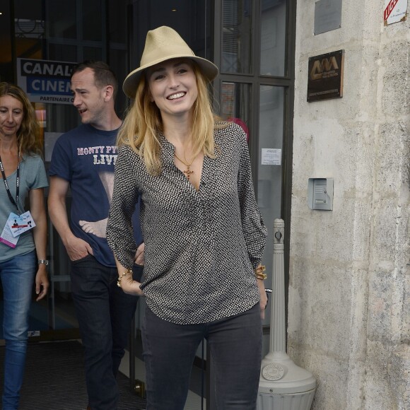Julie Gayet lors du 8ème Festival du Film Francophone d'Angoulême, le 28 août 2015