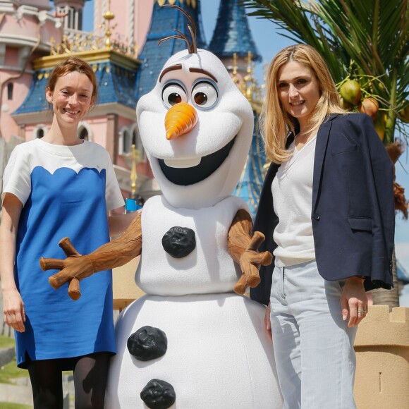 Audrey Marnay, Julie Gayet - Photocall "Fête Givrée" à Disneyland Paris à Marne-la-Vallée le 30 mai 2015