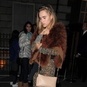 Suki Waterhouse à la soirée VIP Selena Gomez au club privé Annabel à Mayfair à Londres, le 24 septembre 2015