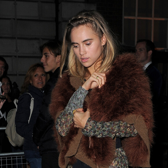 Suki Waterhouse à la soirée VIP Selena Gomez au club privé Annabel à Mayfair à Londres, le 24 septembre 2015