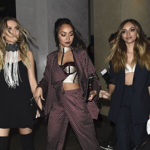 Perrie Edwards, Leigh-Anne Pinnock, Jade Thirlwall à la soirée du 10e anniversaire du magazine Wonderland au Drama Club à Londres le 22 septembre 2015