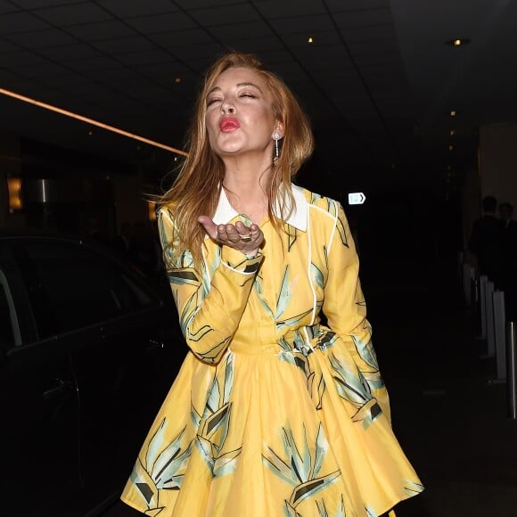 Lindsay Lohan - Soirée des 10 ans du magazine Wonderland à la boîte de nuit Drama dans le quartier de Mayfair à Londres, le 22 septembre 2015.