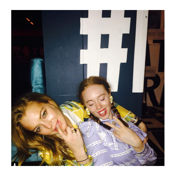 Lindsay Lohan fête les 10 ans du magazine Wonderland à Londres / photo postée sur Instagram.