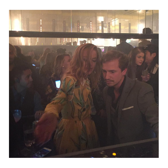 Lindsay Lohan fête les 10 ans du magazine Wonderland à Londres / photo postée sur Instagram.