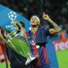 Neymar - Le FC Barcelone remporte la Ligue des Champions contre la Juventus à Berlin en Allemagne le 6 juin 2015. Le Barça s'est imposé 3 buts à 1 contre la Juve
