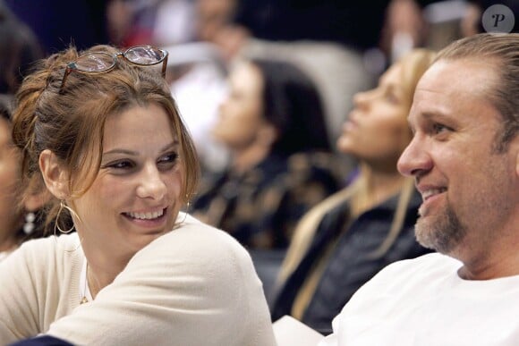 Sandra Bullock et Jesse James à Los Angeles le 15 avril 2006.