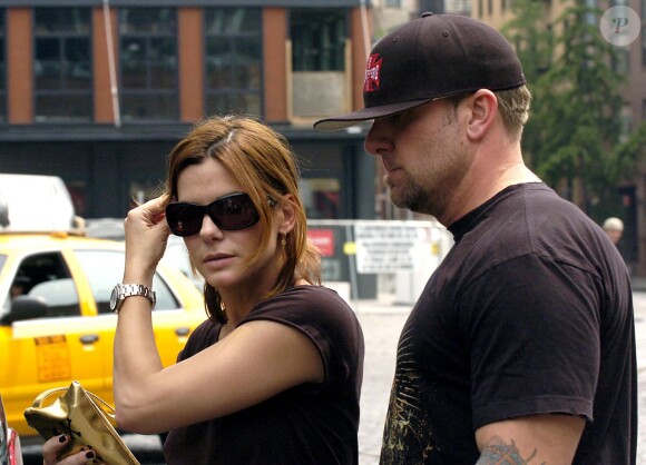 Sandra Bullock et Jesse James à New York le 17 juin 2006.