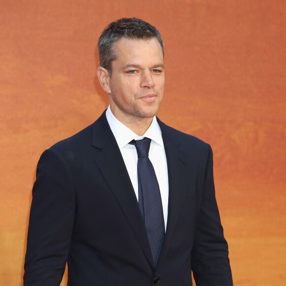Matt Damon - Première du film Seul sur Mars (The Martian) à Londres le 25 Septembre 2015
