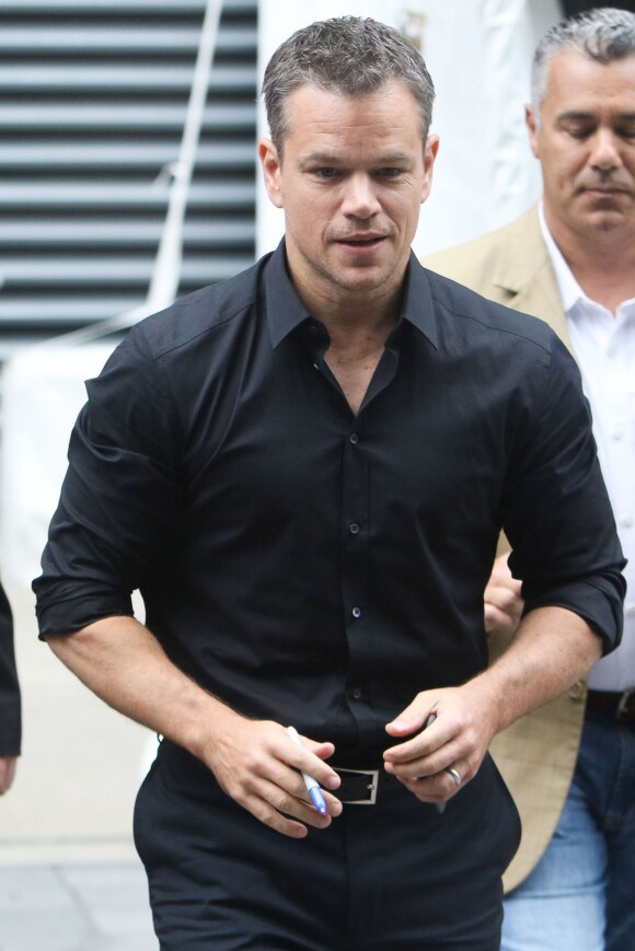 Matt Damon - Célébrités au festival international du film de Toronto (TIFF) le 11 septembre 2015 Celebrities attend the 2015 Toronto International Film Festival on September 11, 2015 in Toronto, Canada.11/09/2015 - Toronto