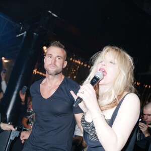 Courtney Love au défilé Philipp Plein à Milan, le 23 septembre 2015.