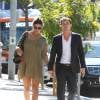 Elisabetta Canalis et Brian Perri dans les rues de Los Angeles, le 13 juillet 2015