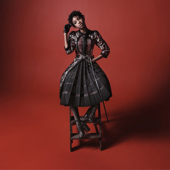 Willow Smith, nouveau visage de Marc Jacobs, pose pour la campagne publicitaire Automne-Hiver 2015. Le 4 juin 2015.