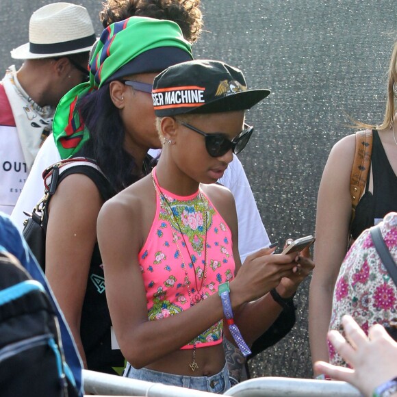 Willow Smith au 2ème jour du 2ème week-end du Festival de musique de Coachella à Indio, le 19 avril 2014