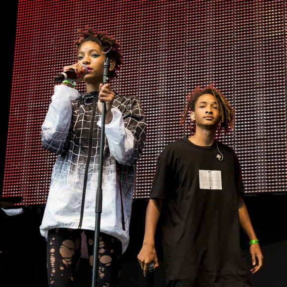 Willow et Jaden Smith en concert lors du festival New Look Wireless à Finsbury Park, Londres, le 5 juillet 2015