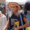 Exclusif - Willow Smith fait du shopping avec une amie au marche Vintage de Los Angeles, le 28 juillet 2013.