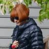 Exclusif - Julia Roberts porte une perruque rousse sur le tournage de "Mother's day" à Atlanta le 1er octobre 2015.