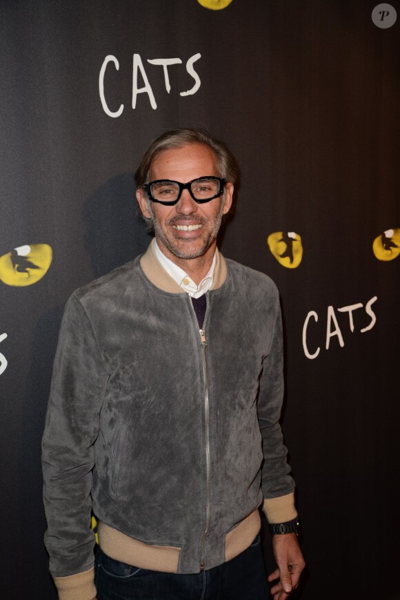 Paul Belmondo - Première de la comédie musicale "Cats" au théâtre Mogador à Paris, le 1er octobre 2015.