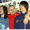 John Frusciante, Flea et Anthony Kiedis des Red Hot Chili Peppers en 2002 à Madrid