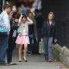 Renee Zellweger se met dans la peau de son personnage Bridget Jones et se promène dans les rues de Londres, le 15 septembre 2015