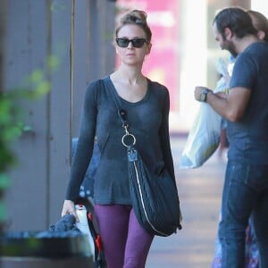 Renee Zellweger sort de son cour de sport à Los Angeles Le 26 septembre 2014