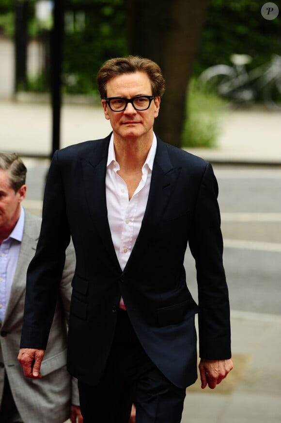 Colin Firth lors de la première du film "The True Cost" au Curzon Bloomsbury à Londres, le 27 mai 2015.