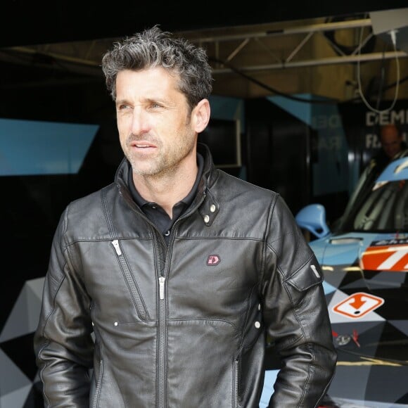 Exclusif - Le Mans - Le 9 juin 2015. Pour sa 4ème participation aux 24 heures du Mans, l'acteur pilote Patrick Dempsey soutient l'association Mécénat Chirurgie Cardiaque et les 24 heures du coeur. A cette occasion, des vestes de la marque Spyder, signées par l'acteur, en édition limitée, sont commercialisées au profit de l'Association