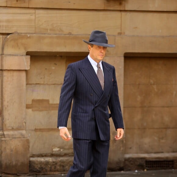 Hugh Grant sur le tournage de Florence Foster Jenkins à Liverpool le 18 juin 2015.