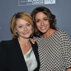 Exclusif - Valérie Payet, Virginie Guilhaume - Dîner de gala au profit de la Fondation ARC pour la recherche contre le cancer du sein à l'hôtel Peninsula à Paris le 1er octobre 2015.
