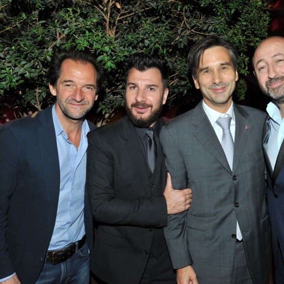 Exclusif - Stéphane de Groodt, Michaël Youn, Nicolas Beliard (Directeur Général du Peninsula Paris), Kad Merad - Dîner de gala au profit de la Fondation ARC pour la recherche contre le cancer du sein à l'hôtel Peninsula à Paris le 1er octobre 2015.