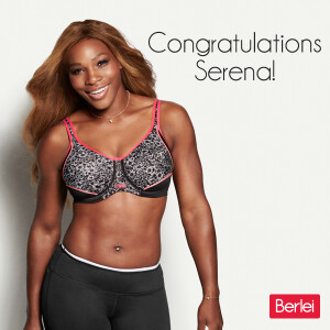 Serena Williams en mannequin pour la marque australienne Berlei