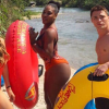 Serena Williams et ses amis Val Vogt et Colton Haynes - Photo publiée le 5 octobre 2015