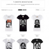 T-shirt moustache Eleven Paris commercialisés sur leur site Internet
