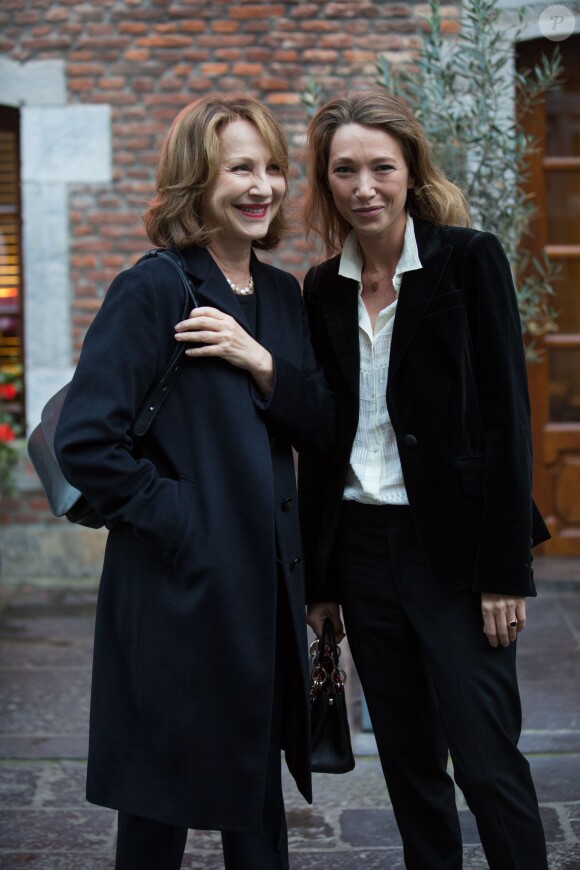 Exclusif - Nathalie Baye et sa fille Laura Smet lors du 30e Festival International du Film Francophone à Namur avec le film d'ouverture "Préjudice" en Belgique, le 2 octobre 2015