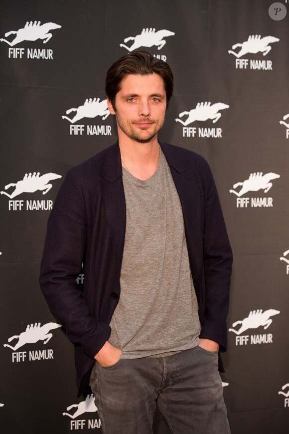 Raphaël Personnaz lors du photocall du jury officiel "Longs Métrages" au 30e Festival International du Film Francophone à Namur. Belgique, le 3 octobre 2015