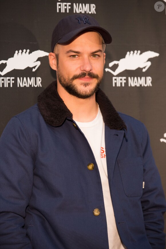 Marc-André Grondin lors du photocall du jury officiel "Longs Métrages" au 30e Festival International du Film Francophone à Namur. Belgique, le 3 octobre 2015