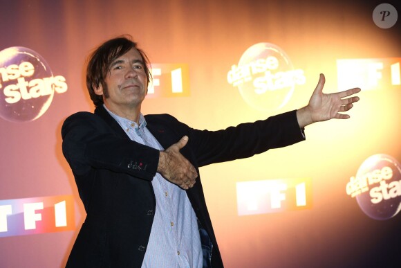 Thierry Samitier - Photocall Danse avec les stars 6 devant TF1 à Boulogne-Billancourt, le 7 octobre 2015.